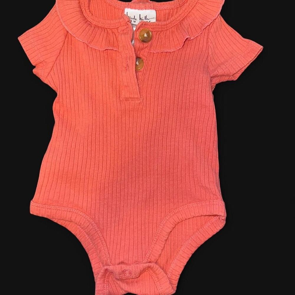 Nicole-miller Baby Pink Bodysuit